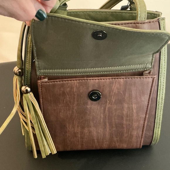 Liz Soto Convertible Backback - Green/Brown - NWT main image 8